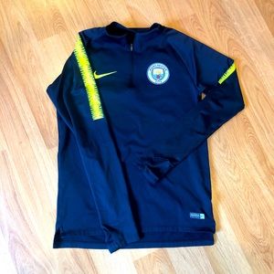 Nike Manchester City 1/4 zip track jacket